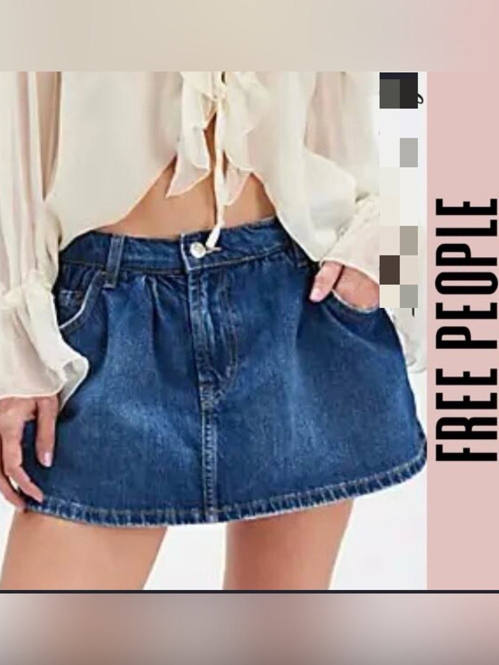 FREE PEOPLE SKIRT SHORT new SIZE 31
